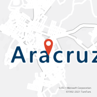 Mapa com localização da Agência AGC SANTA CRUZ