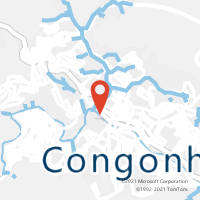 Mapa com localização da Agência AGC SANTA QUITERIA/CONGONHAS