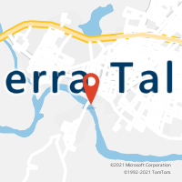 Mapa com localização da Agência AGC SANTA RITA/SERRA TALHADA