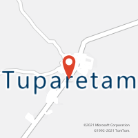 Mapa com localização da Agência AGC SANTA RITA/TUPARETAMA