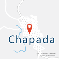 Mapa com localização da Agência AGC SANTANA CHAPADA