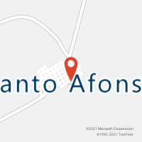 Mapa com localização da Agência AGC SANTO AFONSO