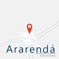 Mapa com localização da Agência AGC SANTO ANTONIO ARARENDA