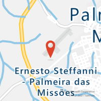 Mapa com localização da Agência AGC SAO BENTO P MISSOES