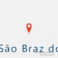 Mapa com localização da Agência AGC SAO BRAZ DO PIAUI