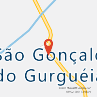 Mapa com localização da Agência AGC SAO GONCALO DO GURGUEIA