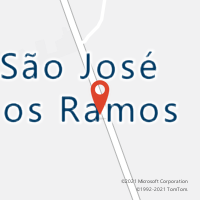 Mapa com localização da Agência AGC SAO JOSE DOS RAMOS