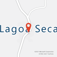 Mapa com localização da Agência AGC SAO PEDRO/LAGOA SECA