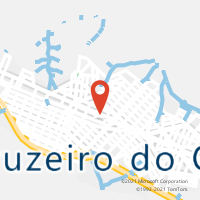 Mapa com localização da Agência AGC SAO SILVESTRE/CRUZ OESTE