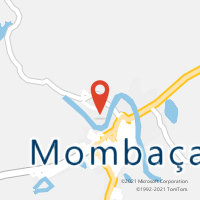 Mapa com localização da Agência AGC SAO VICENTE MOMBACA