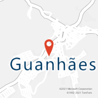 Mapa com localização da Agência AGC SAPUCAIA DE GUANHAES