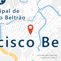 Mapa com localização da Agência AGC SECCAO JACARE