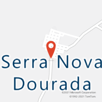 Mapa com localização da Agência AGC SERRA NOVA DOURADA