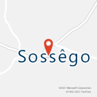 Mapa com localização da Agência AGC SOSSEGO