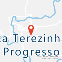 Mapa com localização da Agência AGC STA TEREZINHA DO PROGRESSO
