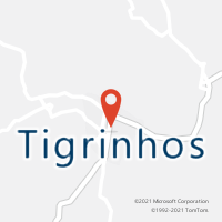 Mapa com localização da Agência AGC TIGRINHOS