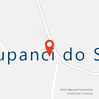 Mapa com localização da Agência AGC TUPANCI DO SUL