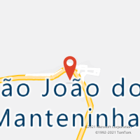 Mapa com localização da Agência AGC VARGEM GRANDE DE MANTENINH