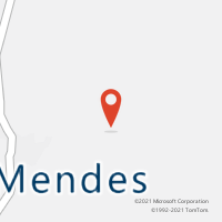 Mapa com localização da Agência AGC VERA MENDES