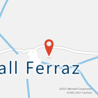 Mapa com localização da Agência AGC WALL FERRAZ