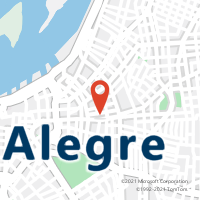 Mapa com localização da Agência AGF BAIRRO FLORESTA