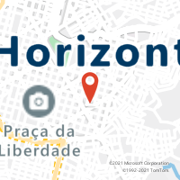 Mapa com localização da Agência AGF BERNARDO MONTEIRO