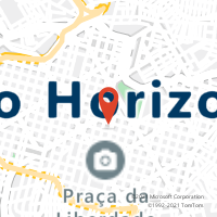 Mapa com localização da Agência AGF CENTRO DE BELO HORIZONTE