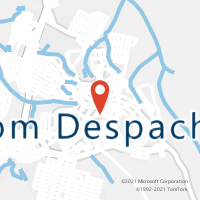 Mapa com localização da Agência AGF CENTRO DE BOM DESPACHO