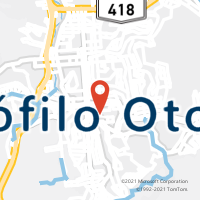 Mapa com localização da Agência AGF CENTRO DE TEOFILO OTONI