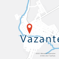 Mapa com localização da Agência AGF CENTRO DE VAZANTE