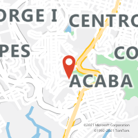 Mapa com localização da Agência AGF CIDADE JARDIM