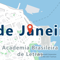 Mapa com localização da Agência AGF CINELANDIA