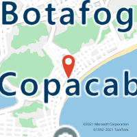 Mapa com localização da Agência AGF COPAPOST