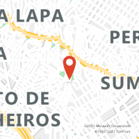 Mapa com localização da Agência AGF DO CURSINO