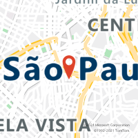 Mapa com localização da Agência AGF GRACA