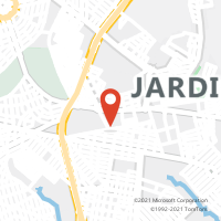 Mapa com localização da Agência AGF JARDIM DA LUZ