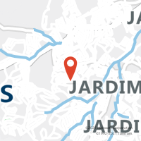 Mapa com localização da Agência AGF JARDIM SANTA TEREZA