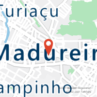 Mapa com localização da Agência AGF MADUREIRA SHOPPING