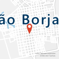 Mapa com localização da Agência AGF MERCOSUL