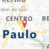 Mapa com localização da Agência AGF PACAEMBU