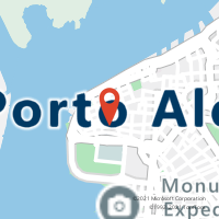 Mapa com localização da Agência AGF PARCAO