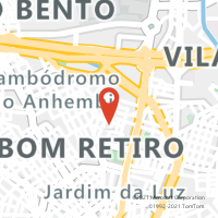 Mapa com localização da Agência AGF PARQUE NOVO MUNDO