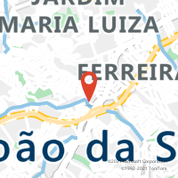 Mapa com localização da Agência AGF PAULO AYRES