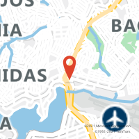 Mapa com localização da Agência AGF PEDRO I