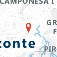 Mapa com localização da Agência AGF POMPEIA