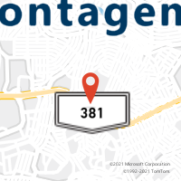 Mapa com localização da Agência AGF RIACHO DAS PEDRAS