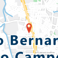 Mapa com localização da Agência AGF SENADOR VERGUEIRO