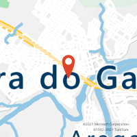 Mapa com localização da Agência AGF SERRA AZUL