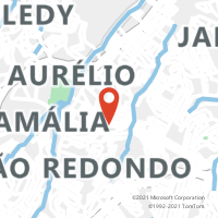 Mapa com localização da Agência AGF SHOPPING CAMPO LIMPO